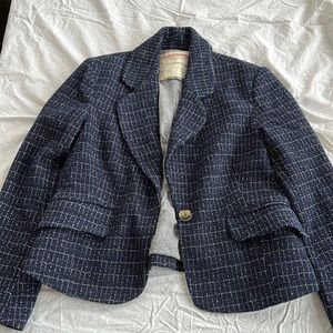 Anthropologie Cartonnier Cotton Blazer 2P